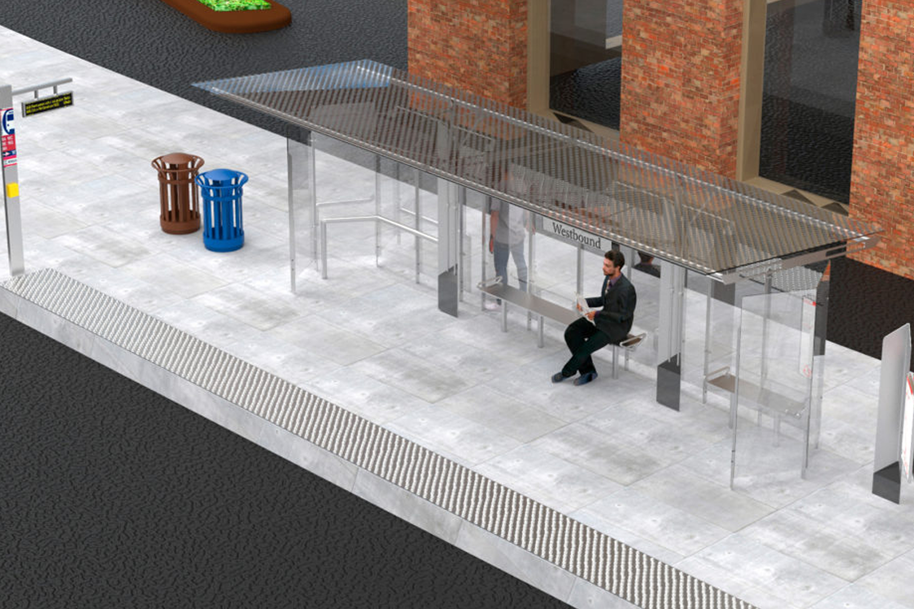 transit station rendering