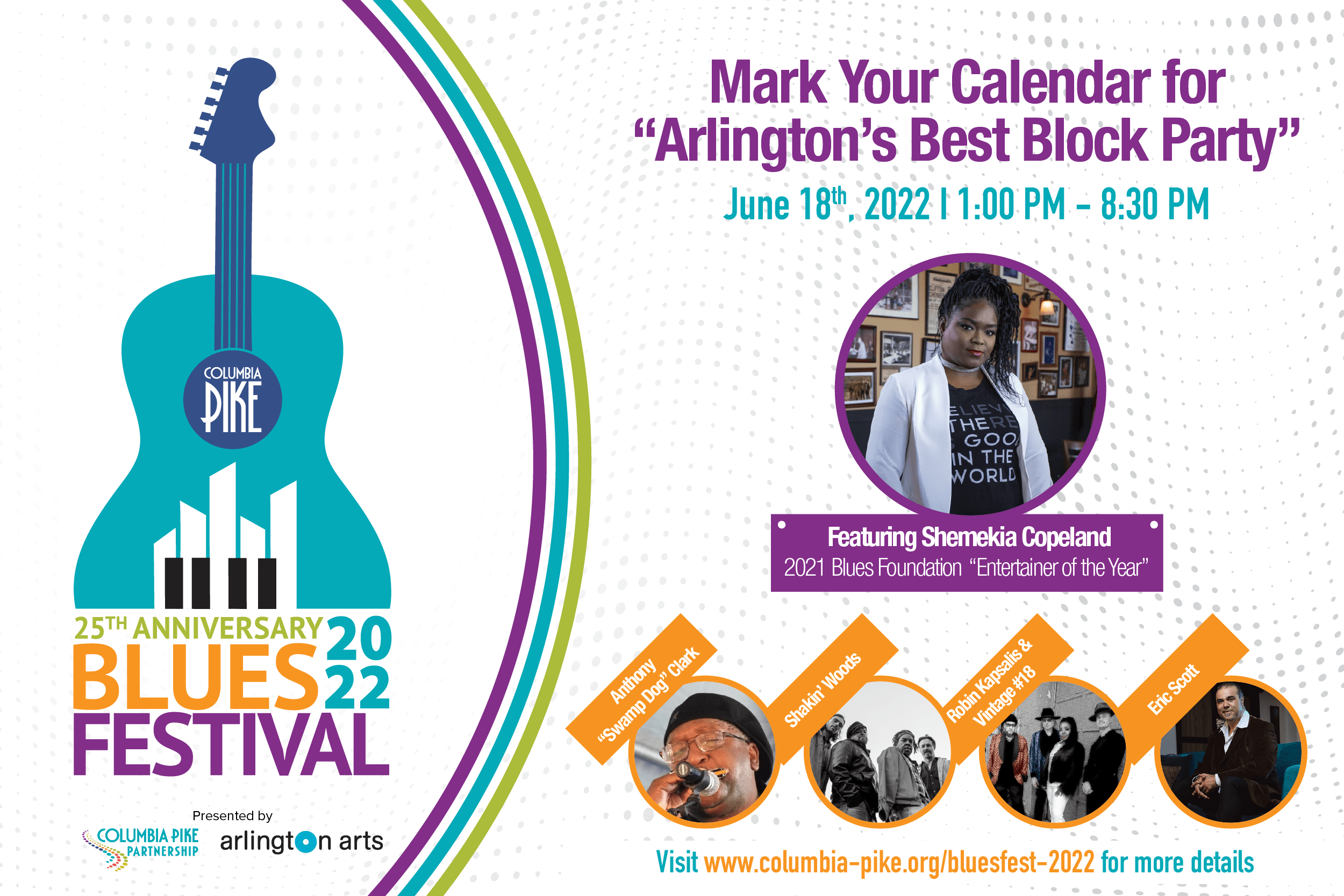 Columbia Pike Blues Festival 25th Anniversary Shemekia Copeland